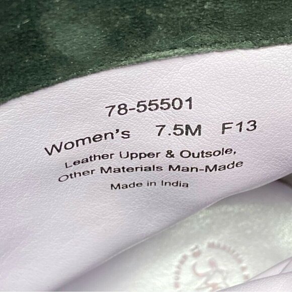 Johnston & Murphy Womens Motorcycle Boots Black Leather Block Heels Pull On 7.5 - Picture 8 of 9